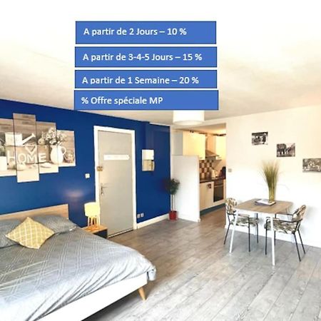 Appartement Entier Moissac Centre 30 M2 Calme Avec Cour Interieure Pour Velos A 50M Du Marche De Moissac Exteriör bild
